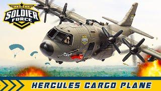 Soldier Force L&S Hercules Cargo Plane Playset