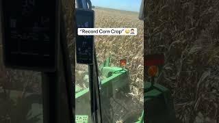 “Record” Corn Crop…#kansas #cornfarming #farming #johndeere #drought #harvest