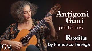 Antigoni Goni plays Tárrega's Rosita | Guitar by Masters