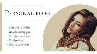 Lisa Doe - Personal Blog PSD Template | Themeforest Website Templates and Themes