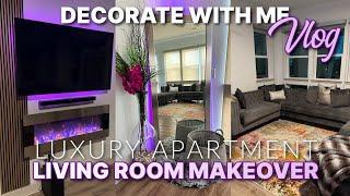 Weekly Vlog: Furnishing My LUXURY APARTMENT | Living Room MAKEOVER