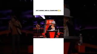 One of the fastest chair turns in THE VOICE #thevoice #shorts