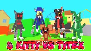 5 Kitty Vs Tytex In Roblox Kitty!