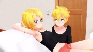 『 Rin x Len Kiss & Make Up 』MMD / AMV