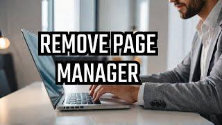 How To Remove a Community Manager from a Facebook Page