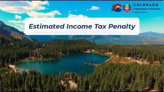 Estimated Income Tax Penalty