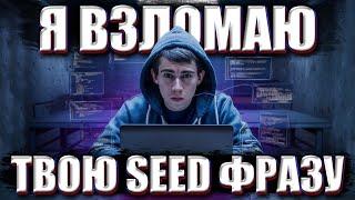 Как я подобрал seed фразу к твоему кошельку?