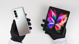 Samsung Galaxy Z Fold 3 5G Unboxing + Gameplay - ASMR