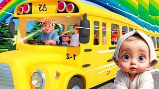 "The Wheels on the Bus | Fun Nursery Rhymes for Kids | Sing-Along Songs"