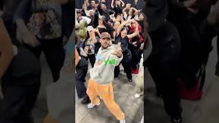 Chris Brown hopped on the viral Wall to Wall TikTok trend 