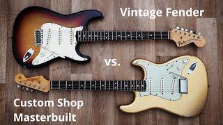 Vintage Fender vs. Custom Shop Stratocaster | wurst.guitars