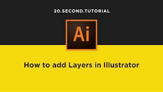 Create a new layer in Illustrator | Adobe Illustrator Tutorial #19