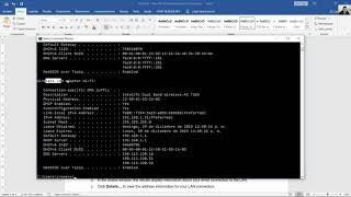 4.6.6 Lab - View Wired and Wireless NIC Information