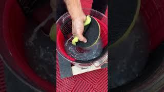 Easy way to clean any polishing pad! #detailing #ceramiccoating #diy #cardetailing