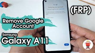 Unlock/Bypass Samsung Galaxy A11 Frp Google Account Lock (SM-A115F,M,U/DS)