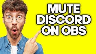 How To Mute Discord On OBS (2023)