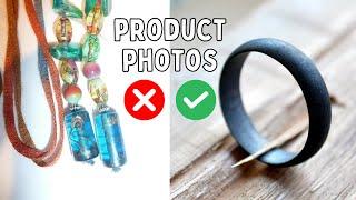 Top Tips for Taking & Styling your Etsy Product Photos