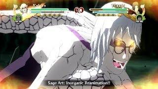 Naruto Ultimate Ninja Storm 3 Full Burst Sage Kabuto Complete Moveset with Command List