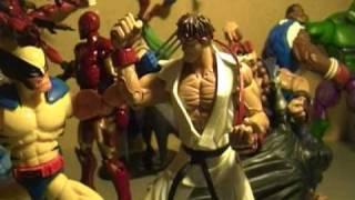 Marvel vs Capcom Action Figure Display