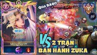 2 TRẬN BÁN HÀNH ZUKA TẠI ĐƯỜNG CAESAR CUỐI MÙA RANK 5X - LIÊN QUÂN MOBILE