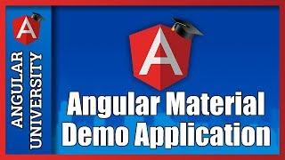  Angular Material Design - Tutorial For Running the Official Demo App Using The Angular CLI