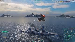 WoWS на японском линкоре FUSO. "Раптор"