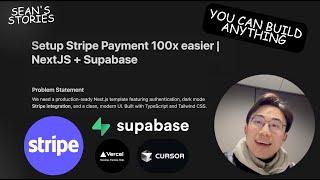 I'm Open Sourcing A Stripe SaaS W/ Supabase, NextJS. You Can Launch Full-Stack Apps 100x Easier.