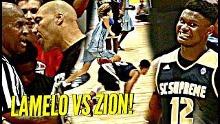 LaMelo Ball vs Zion Williamson!! CRAZIEST AAU GAME EVER!!!