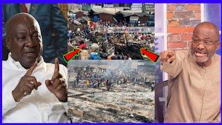 I Can't Hide It Anymore, Kennedy Agyapong Publicly Exp0śe Mahama Is Behind Katamanto Market Burning.