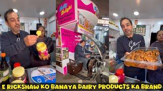 Husband Wife Selling Milk Products on E Rickshaw || Delhi Street Food || Food Videos || East Delhi