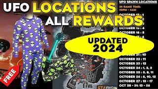 UFO Spawn Locations With Map & All Rewards 2024 in GTA 5 Online (UPDATED)