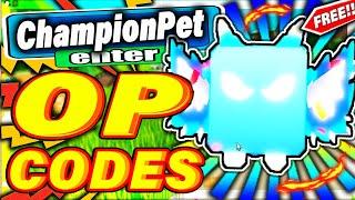 (2022) ALL *NEW* SECRET OP CODES! Roblox Pet Clicker Simulator Codes