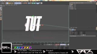 Tutorial Thursday Ep.5 | Breaking Text in Cinema 4D