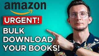 LAST CHANCE to Bulk Download Your Kindle Library – Here’s How! (Upgraded Script)