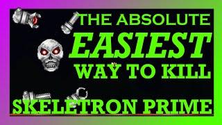 The ABSOLUTE EASIEST Way to Beat Skeletron Prime in Terraria!