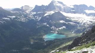 View from top of Grinnell Point at Glacier National Park