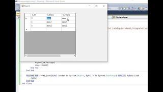 Load Data Into DataGridView From SQL Database using VB.NET in Hindi | VB.NET With SQL Table #vb.net