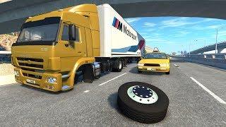 ДАЛЬНОБОЙЩИК ЗАБЫЛ УБРАТЬ КОЛЕСО! СМЕРТЕЛЬНЫЙ ИСХОД | BeamNG.drive