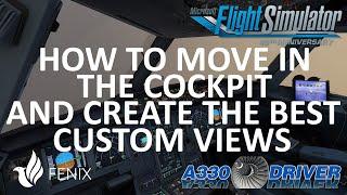 How to MOVE INSIDE THE CABIN and CREATE THE BEST CUSTOM VIEWS | Real Airline Pilot