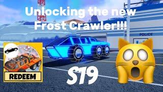 Unlocking the S19 Frost Crawler!!!! | Roblox Jailbreak