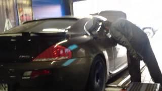 BMW M6 ESS 730 hp on 0.4 bar ... 98 octane .