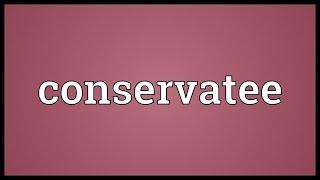 Conservatee Meaning