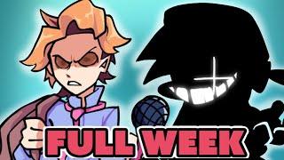 FRIDAY NIGHT FUNKIN HD mod EVIL BOYFRIEND vs CORRUPT Senpai FULL WEEK! Week 6 HD