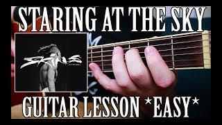 How to Play "STARING AT THE SKY" by XXXTentacion on Guitar *FOR BEGINNERS*