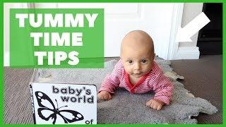 TUMMY TIME TIPS AND TRICKS | HOW TO DO TUMMY TIME | NEWBORN BABY ACTIVITIES AT HOME  0 - 3 MONTH OLD