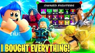 I Bought EVERY FIGHTER And ABILITY AND GOT SUPER OVERPOWERED! *INSANE* (Roblox)