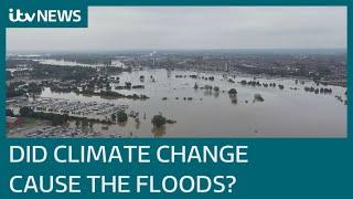 Did climate change cause the deadly floods in west Germany and Belgium? | ITV News