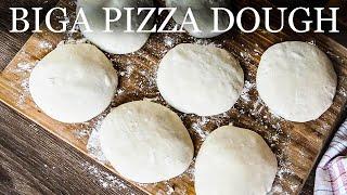 50% Biga Pizza Dough (Without Dough Mixer) | Authentic Recipe For Pizza Dough With Biga