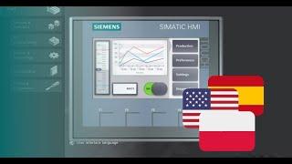 Multilingual screens on HMI panels Siemens - TIA PORTAL V16