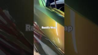 Raxtify Color Shift Spectrum Green Gold Vinyl Wrap #automobile #ppfprotection #carwrap #carwrapping